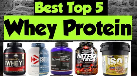 Top 5 Whey Protein Powder | Best for Muscle Gain & Fatloss | Fiturself ...