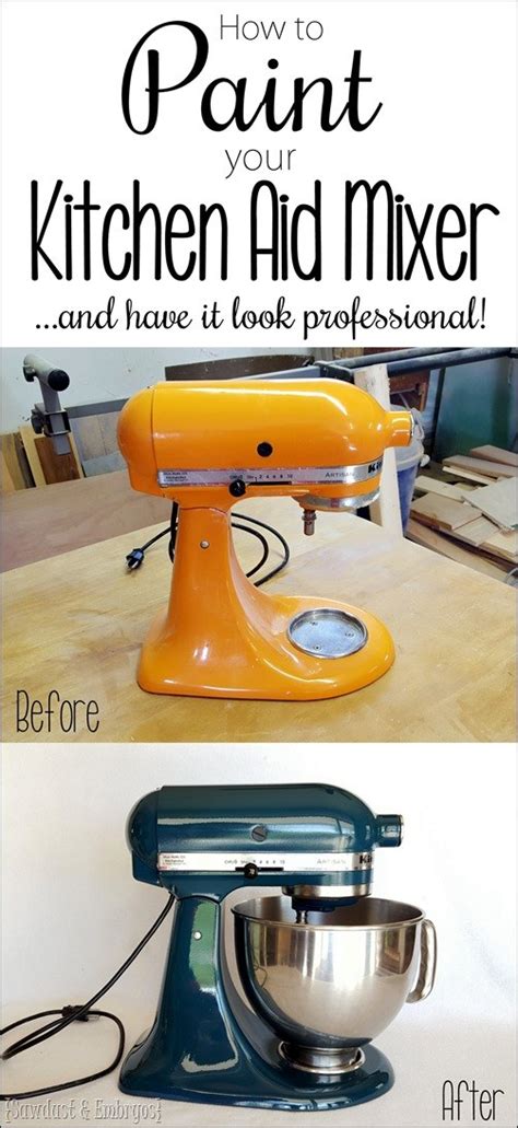 How to Paint Your Kitchen Aid Mixer | Reality Daydream