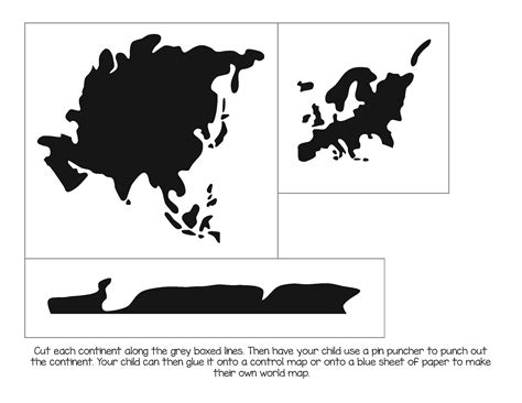 Montessori World Map and Continents - Gift of Curiosity