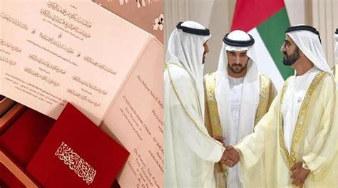 Dubai royal wedding invite goes viral ahead of extravagant ceremony ...