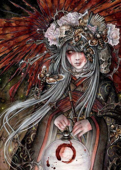 Izanami Goddess by EnysGuerrero | Japanese goddess, Fantasy art angels, Dark gothic art