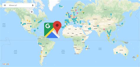 World Map Google Maps - London Top Attractions Map