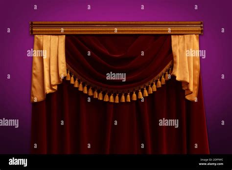 Theatrical curtain. Texture background for design Stock Photo - Alamy