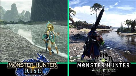 "Monster Hunter Rise" vs "Monster Hunter World"