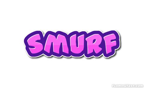 Smurf Logo | Free Name Design Tool from Flaming Text