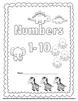 Learning About Numbers 1-10 by CMA Kinder Days | TPT