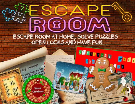 Christmas Escape Room Kit Real Life Home Family Kids Teenagers - Etsy