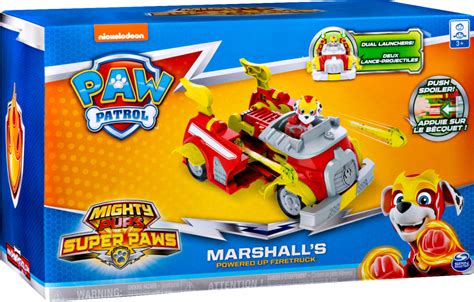 Best Buy: Paw Patrol Mighty Pups Super Paws Marshall's Powered Up Fire ...