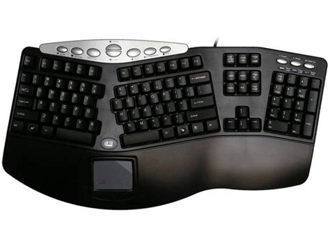 Tru-Form Pro Ergonomic Keyboard with Built-In Touchpad, USA : KBC-5350TP : The Keyboard Company