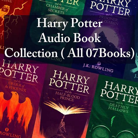 Harry Potter Complete Audio Book Collection 1-7 Narrated By | Etsy