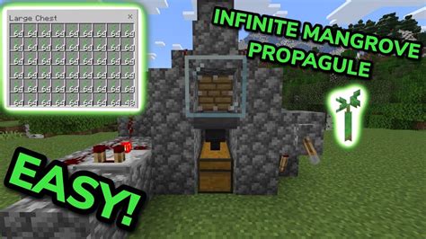 SIMPLE 1.21 MANGROVE PROPAGULE FARM TUTORIAL in Minecraft Bedrock (MCPE ...