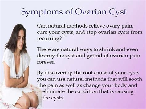 Symptoms Of Ovarian Cyst