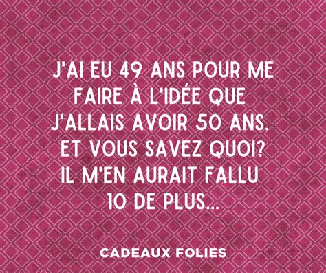 Anniversaire des 50 ans : citations drôles spéciales cinquantaine