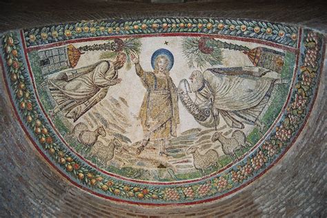 File:Santa Costanza. Mosaic del S. VII “Traditio Legis” adjusted.JPG ...