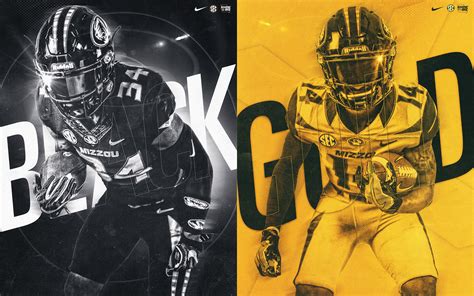 Mizzou Football Black & Gold Spring Game Graphics on Behance