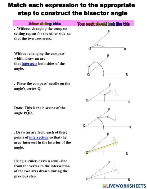 Angle Bisector Worksheets - Worksheets Library