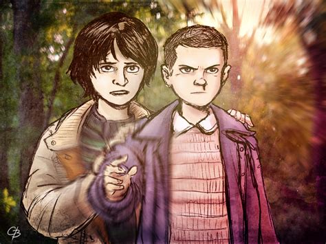 Mike and Eleven by GarrettByers on DeviantArt