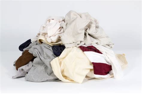 Pile of messy clothes stock image. Image of lots, crumpled - 19135395