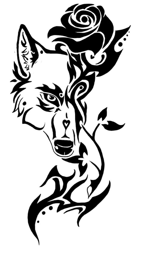 Tattoo Wolf Drawing Sleeve Tatto Free Frame Transparent HQ PNG Download | FreePNGImg