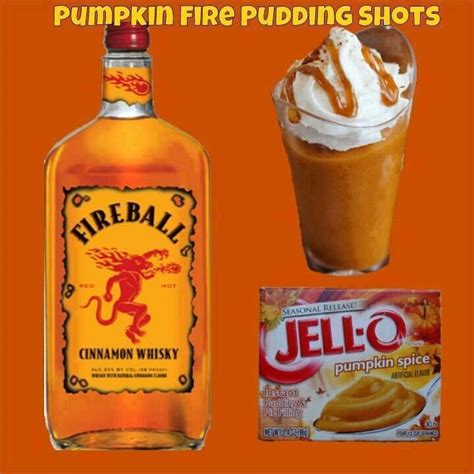 rumchata fireball pudding shots