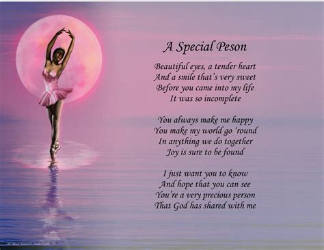 Personalized Poem A Special Person - Etsy