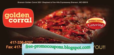 Printable Coupons 2021: Golden Corral Coupons