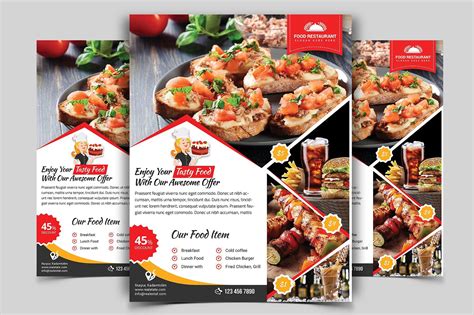 10 Restaurant Flyers Bundle 90% OFF | Template, Restaurant