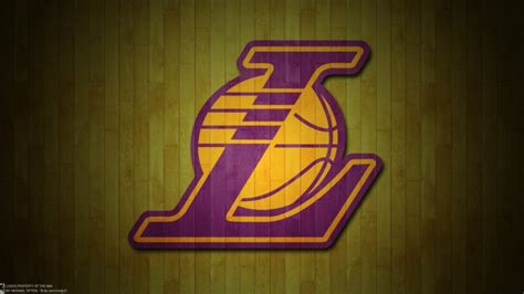 Nba La Lakers Team Logo Yellow Wallpapers Hd Widescreen - Lakers Logo ...