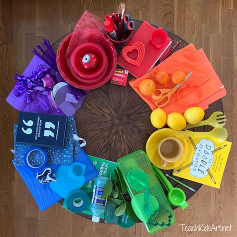 The Color Wheel Challenge • TeachKidsArt