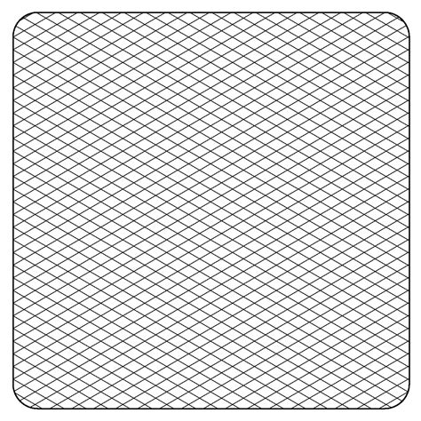 Free isometric graph paper to print – Tim's Printables