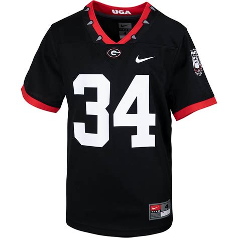 Nike Kids' University of Georgia Replica Football Jersey | Academy