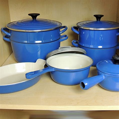 Blue Enamel Le Creuset Cast Iron Cookware | EBTH