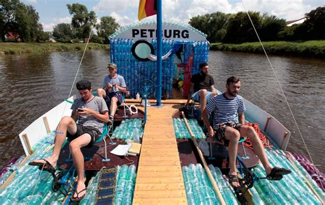 Friends From Czech Republic Sailing On Boat Built From Plastic Bottles - Business Insider