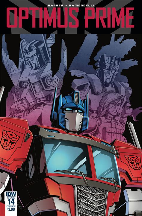 IDW Optimus Prime #14 Cover B - Transformers News - TFW2005