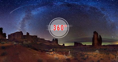 Arches National Park Night View|3D Panorama