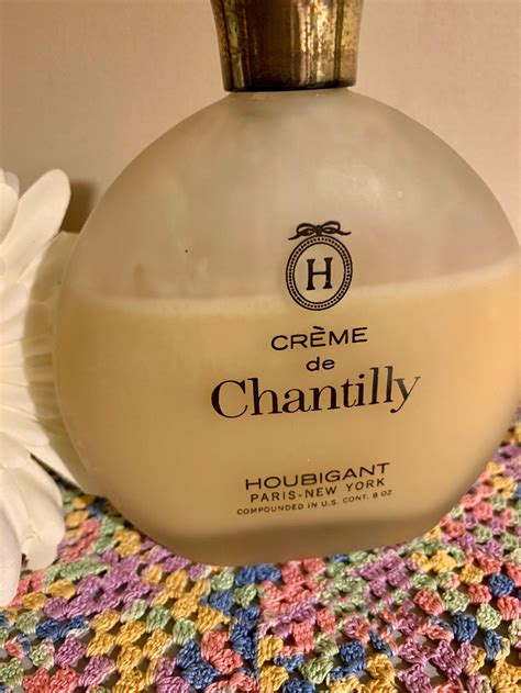 Vintage Crème de Chantilly perfume lotion Houbigant 8oz | Etsy