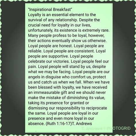 "Loyal People" | Essential elements, Loyal, Relationship