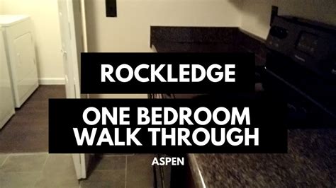 Rockledge Apartments One Bedroom Walk Through - YouTube