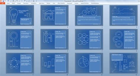 Blueprint Templates for Microsoft PowerPoint Presentations