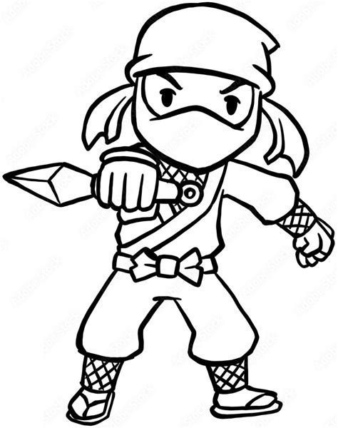 Spy Ninja Regina Coloring Pages