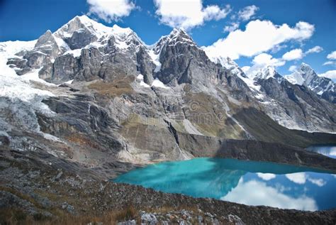 Peruvian Andes landscape stock photo. Image of peaks - 28026828