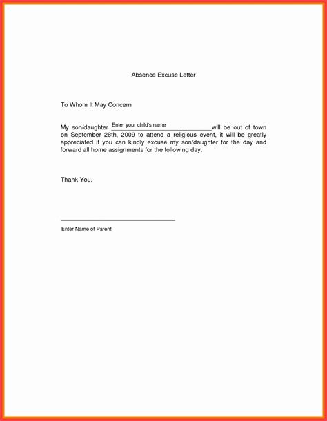 How To Write A Letter Of Excuse | Business Letter