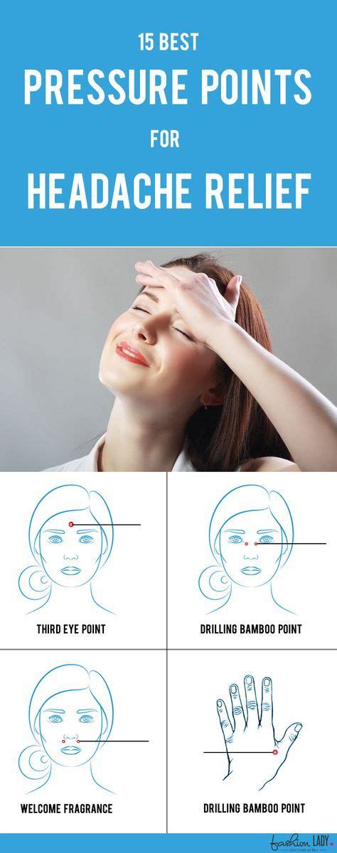 15 Best Pressure Points For Headache Relief | Pressure points for ...