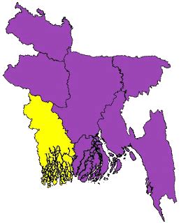 Maps of Bangladesh: Khulna Division