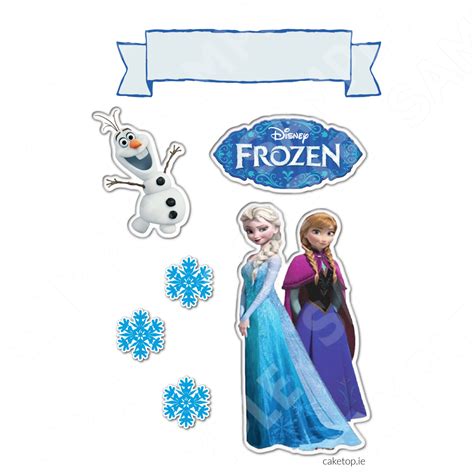 Frozen Cut Out Edible Cake Toppers | Edible Picture | Caketop.ie