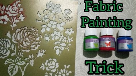 Fabric Painting Tutorial For Beginners|| fabric painting on clothes ...