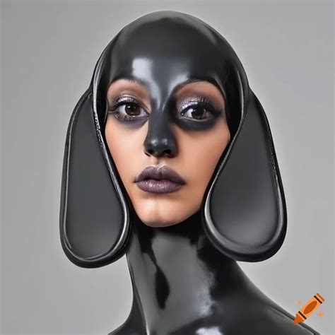 Fashionable kendall jenner dachshund head sculpture on Craiyon