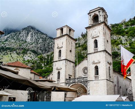 Kotor Town, Kotor Cathedral, Montenegro Stock Image - Image of rainy, cityscape: 138127727