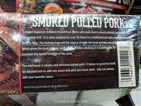 Kirkland Signature Smoked Pulled Pork