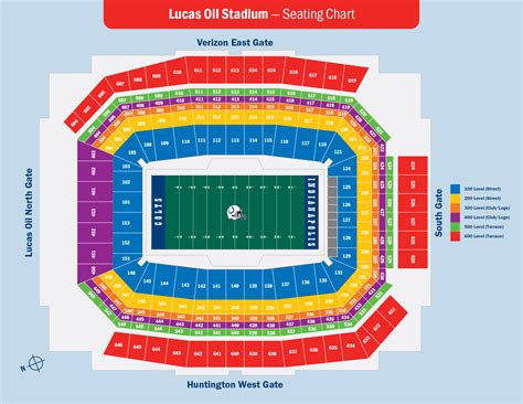 Big 10 Lucas Oil Stadium Seating Chart